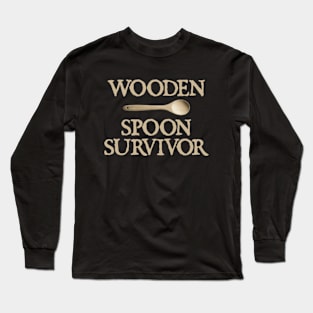 Wooden Spoon Survivor. Long Sleeve T-Shirt